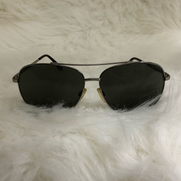 Calvin Klein Accessories - Calvin Klein Silver Aviator Sunglasses